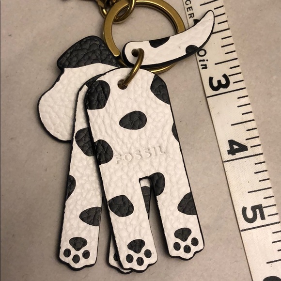 Keychain key leather Dalmatian dog 3 D - Picture 7 of 7